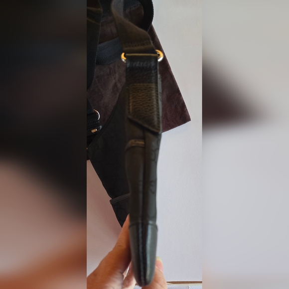 Authentic Gucci Black Monogram Crossbody Bag/Purse EUC - Picture 14 of 16